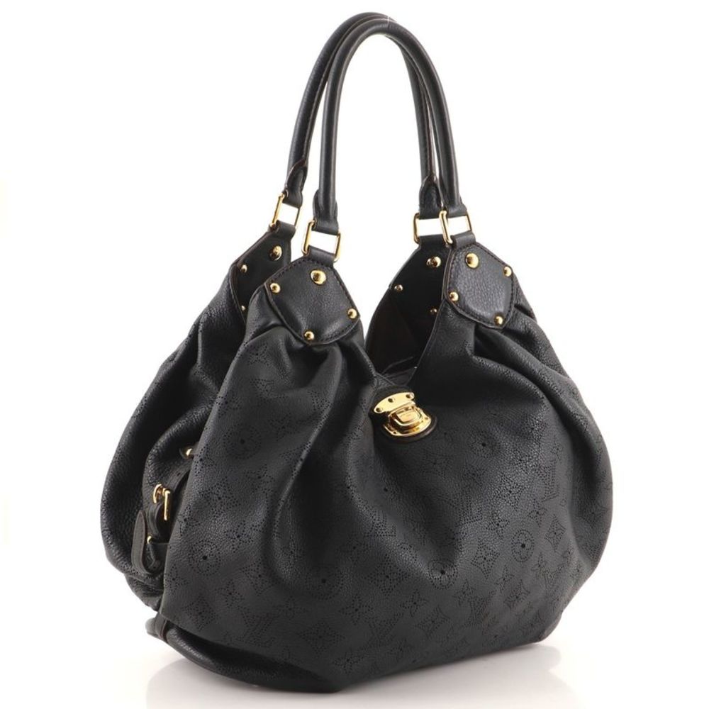 Louis Vuitton L Hobo Mahina Leather Blue - Picture 3 of 7
